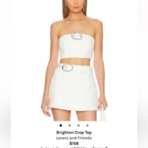 Lovers + Friends Brighton Crop Top size Small